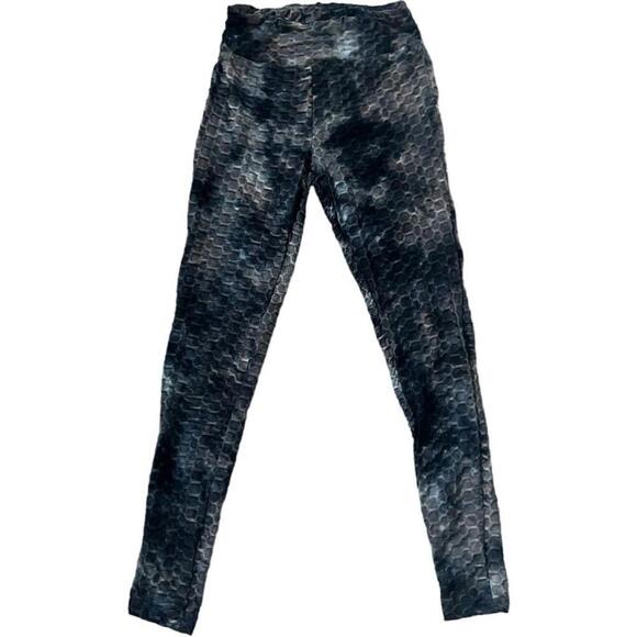 Women's Forever 21 Black Textured Leggings Size M - Picture 1 of 3